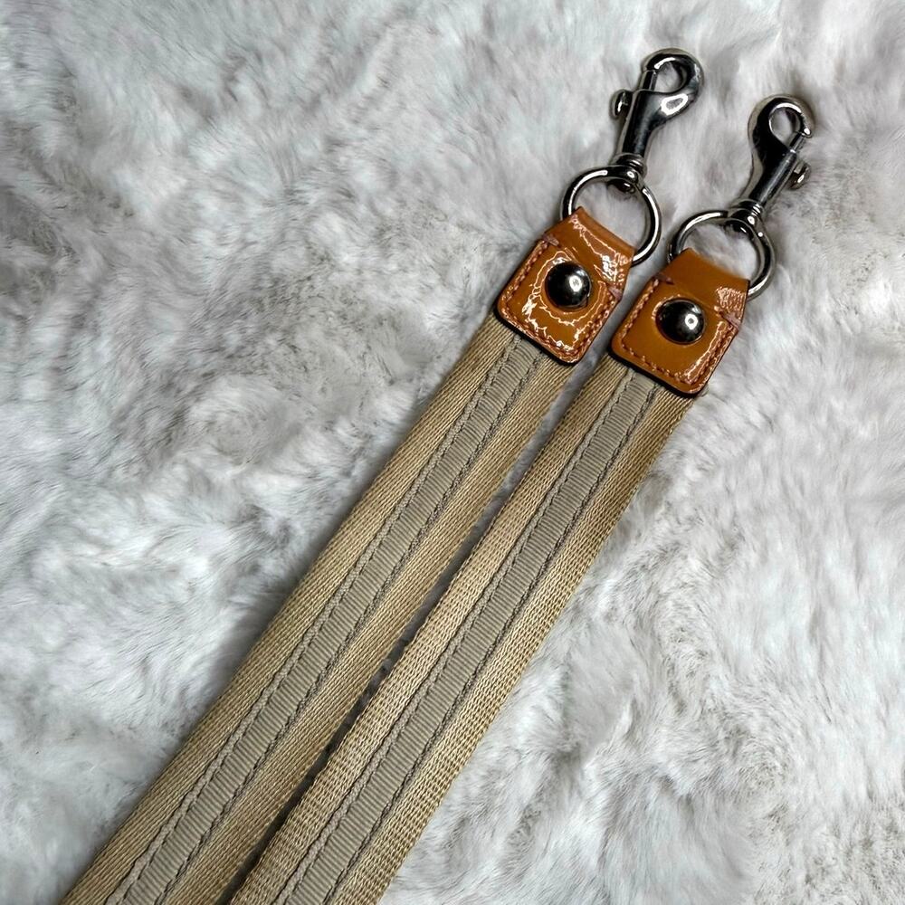 Coach Poppy Cream Gray Replacement Strap